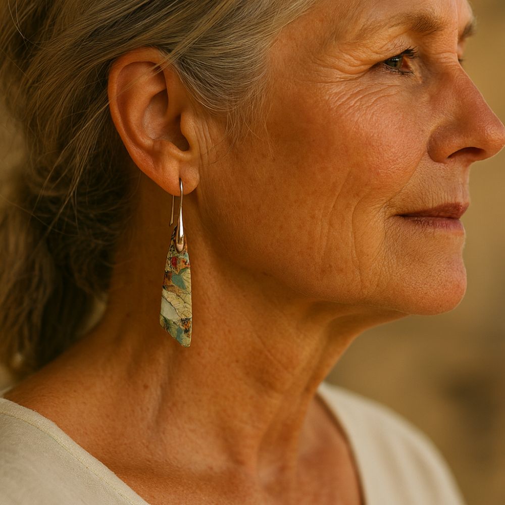 Candela White Gold Earrings