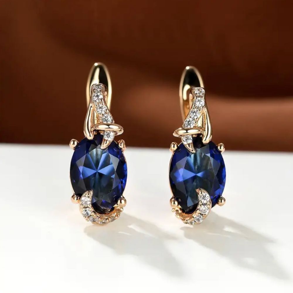 Kessia Midnight Drop Earrings
