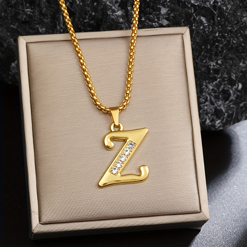 Corinne Gold Initial Necklace