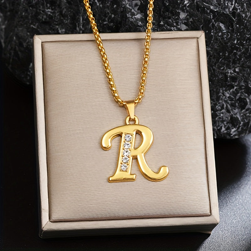 Corinne Gold Initial Necklace