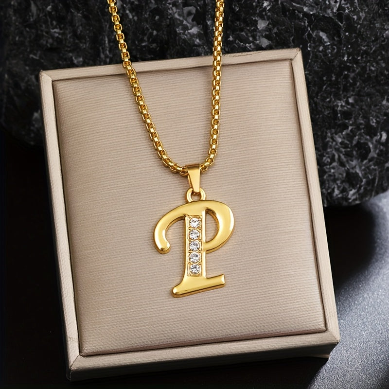 Corinne Gold Initial Necklace