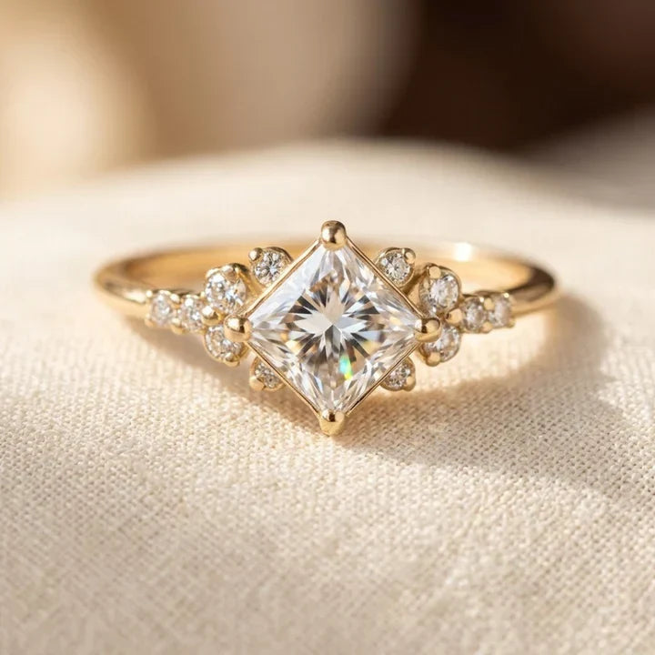 Camille Gold Solitaire Ring
