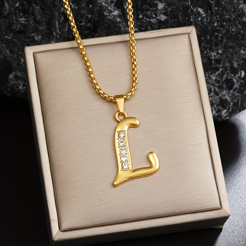Corinne Gold Initial Necklace