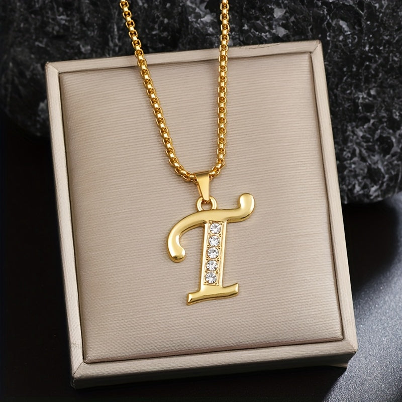 Corinne Gold Initial Necklace