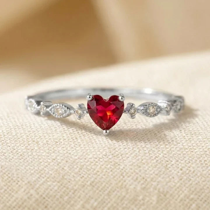 Rosalind White Gold Ruby Ring