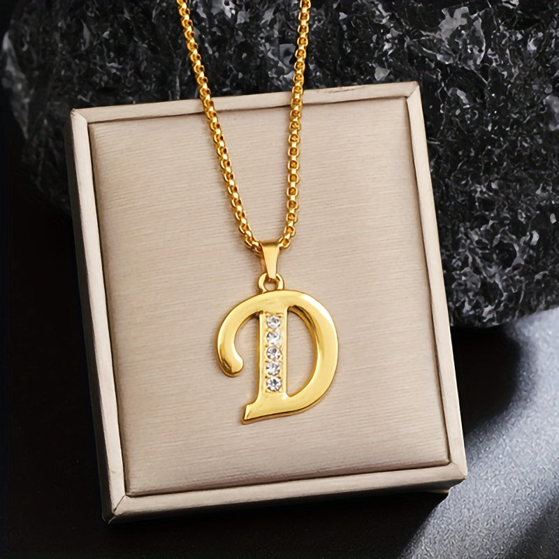 Corinne Gold Initial Necklace