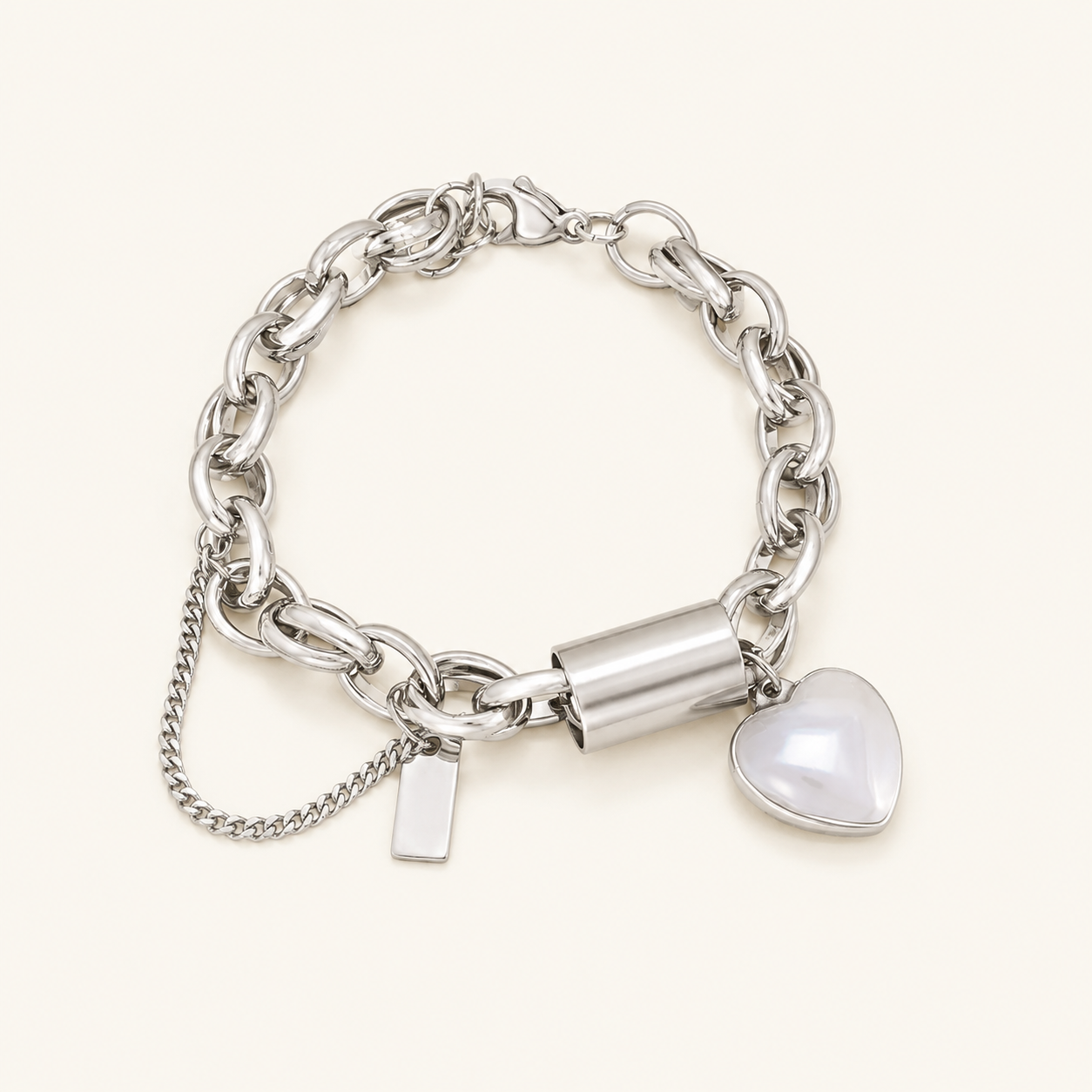 Nova White Gold Bracelet