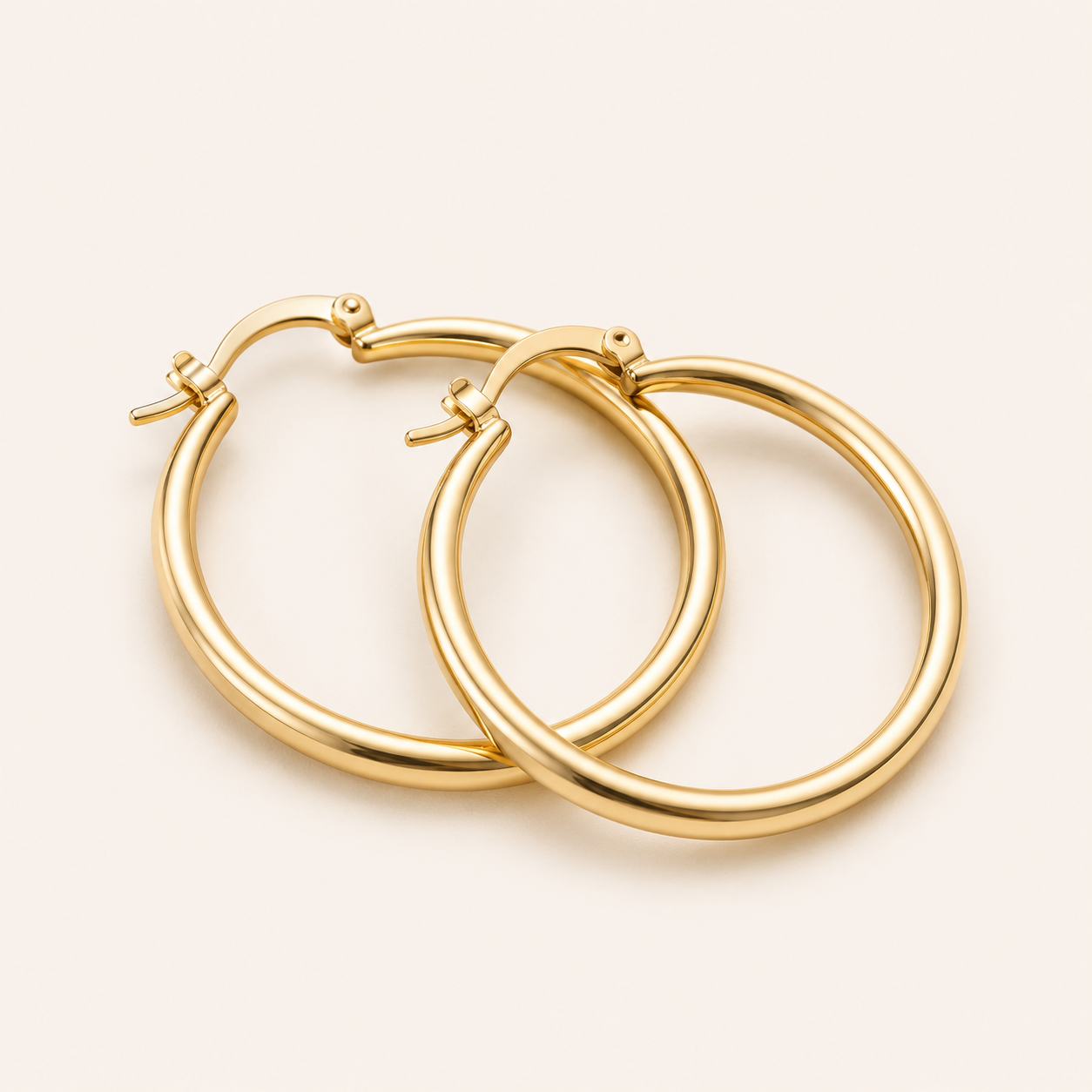 Sienna Gold Hoop Earrings