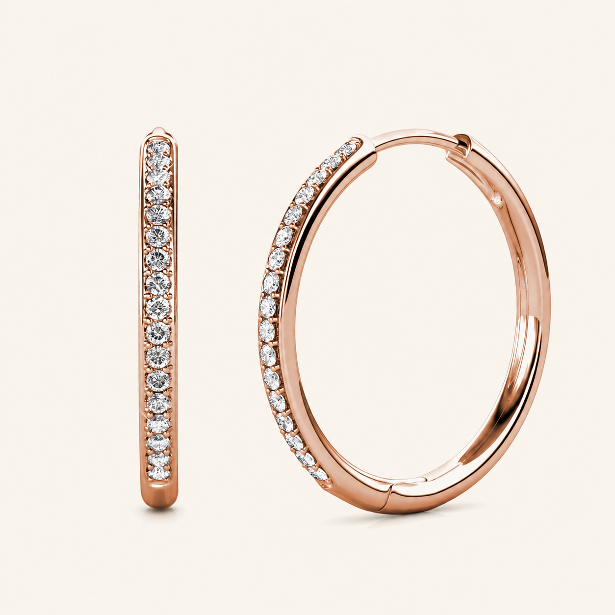 Vera Gold Pave Earrings