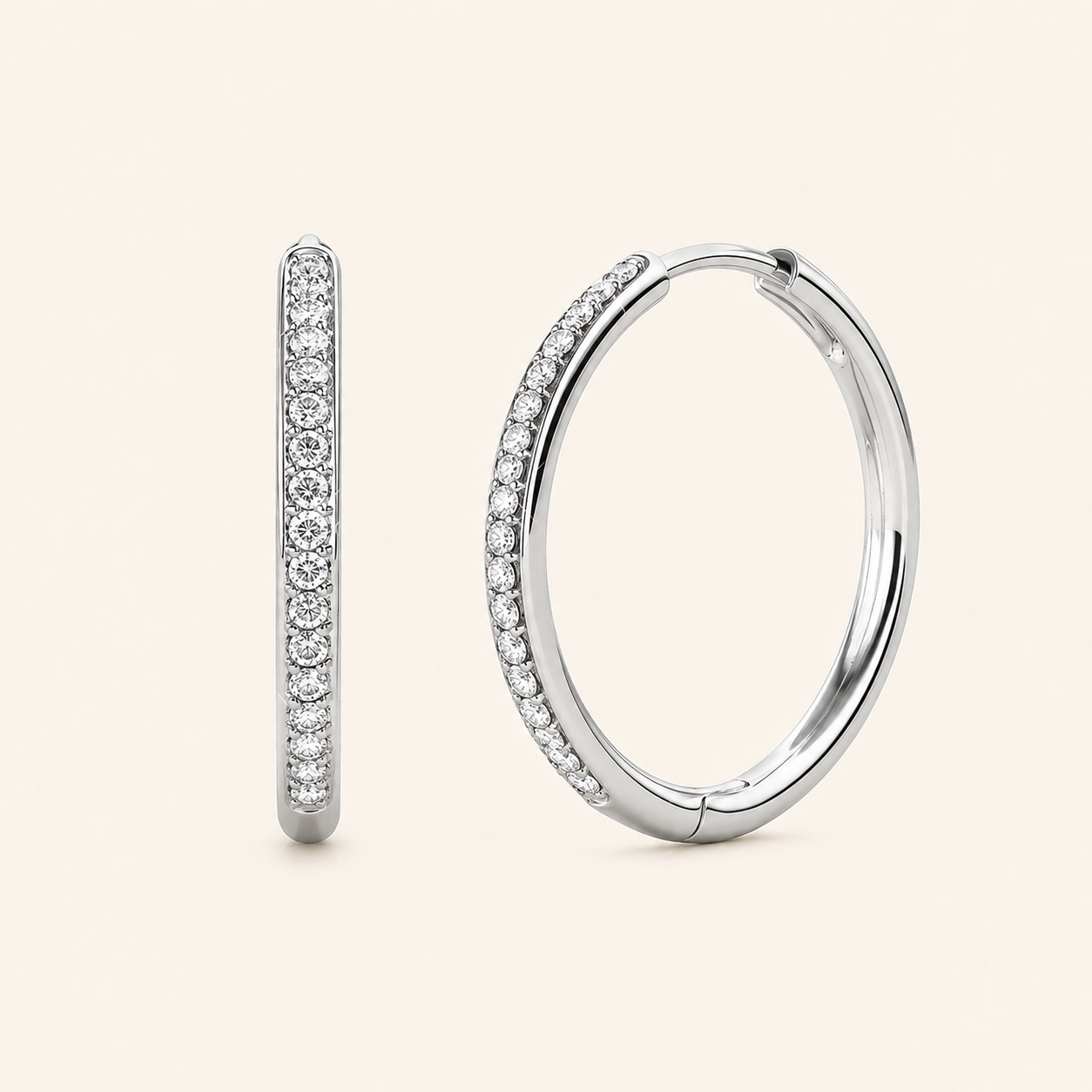 Vera Gold Pave Earrings