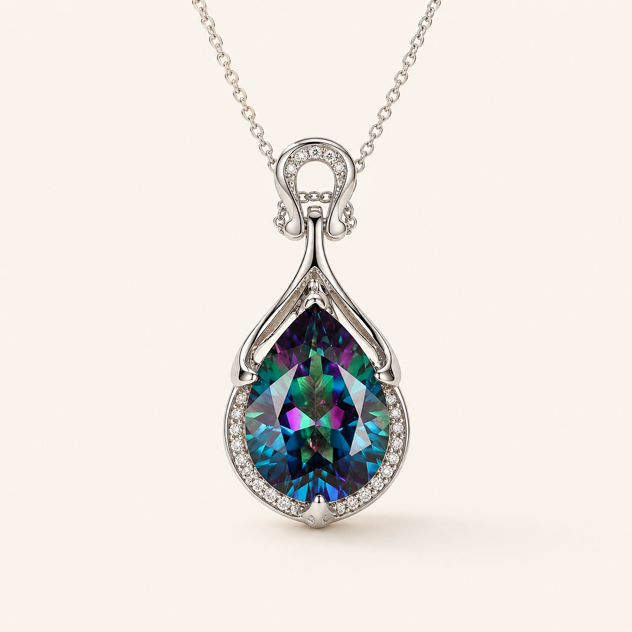 Amara White Gold Necklace