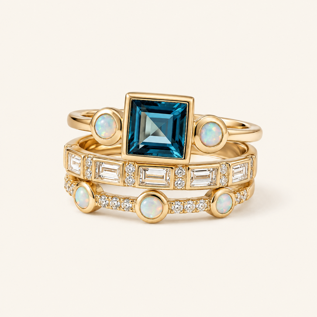 Jolene Gold Ring Set