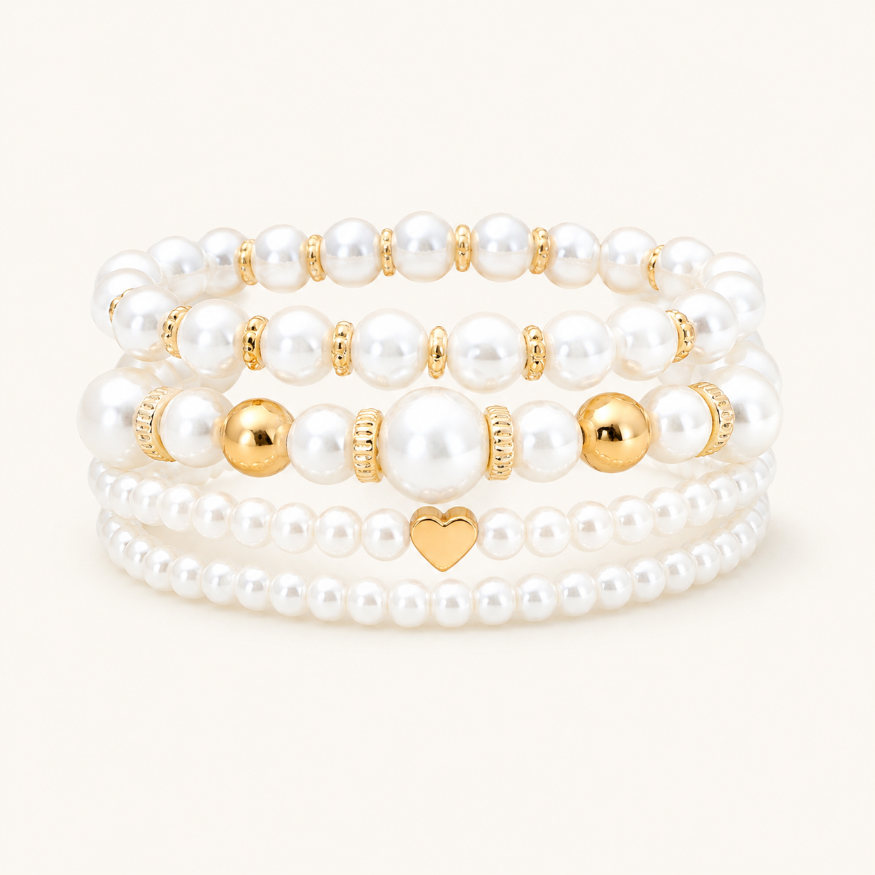 Renata Gold Pearl Set