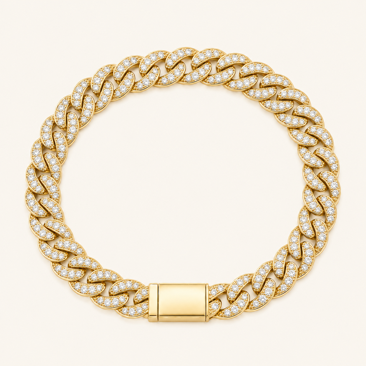 Xara Pave Cuban Bracelet