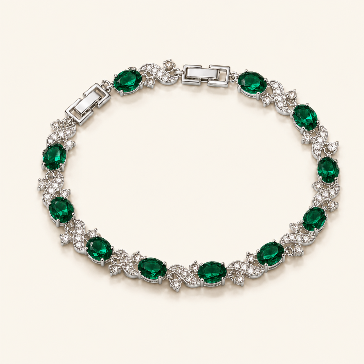 Larissa White Gold Bracelet