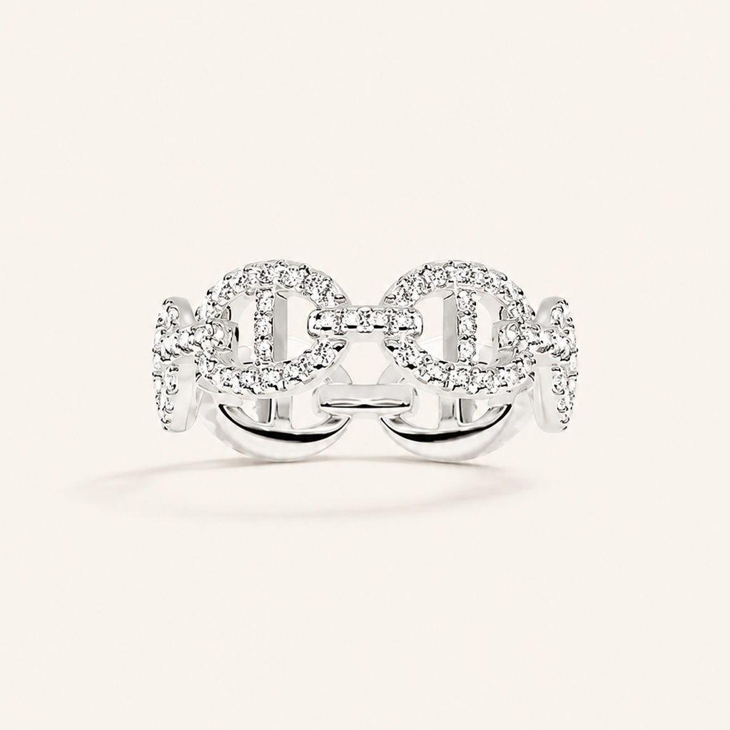 Isla White Gold Ring