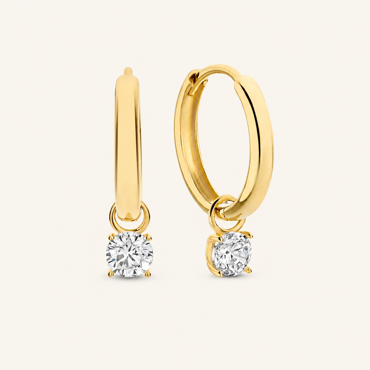 Martina Gold Hoop Earrings