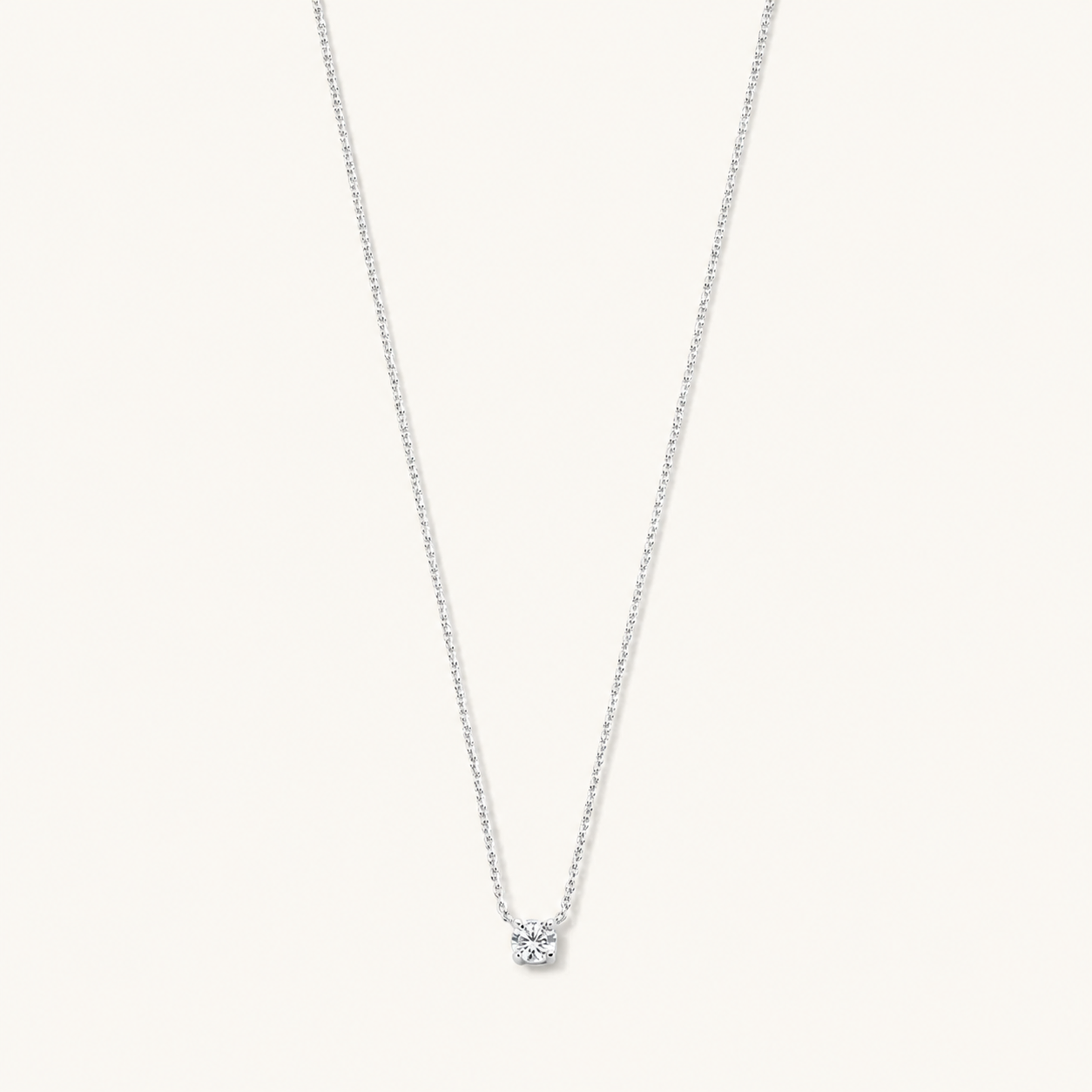 Cléa White Gold Necklace
