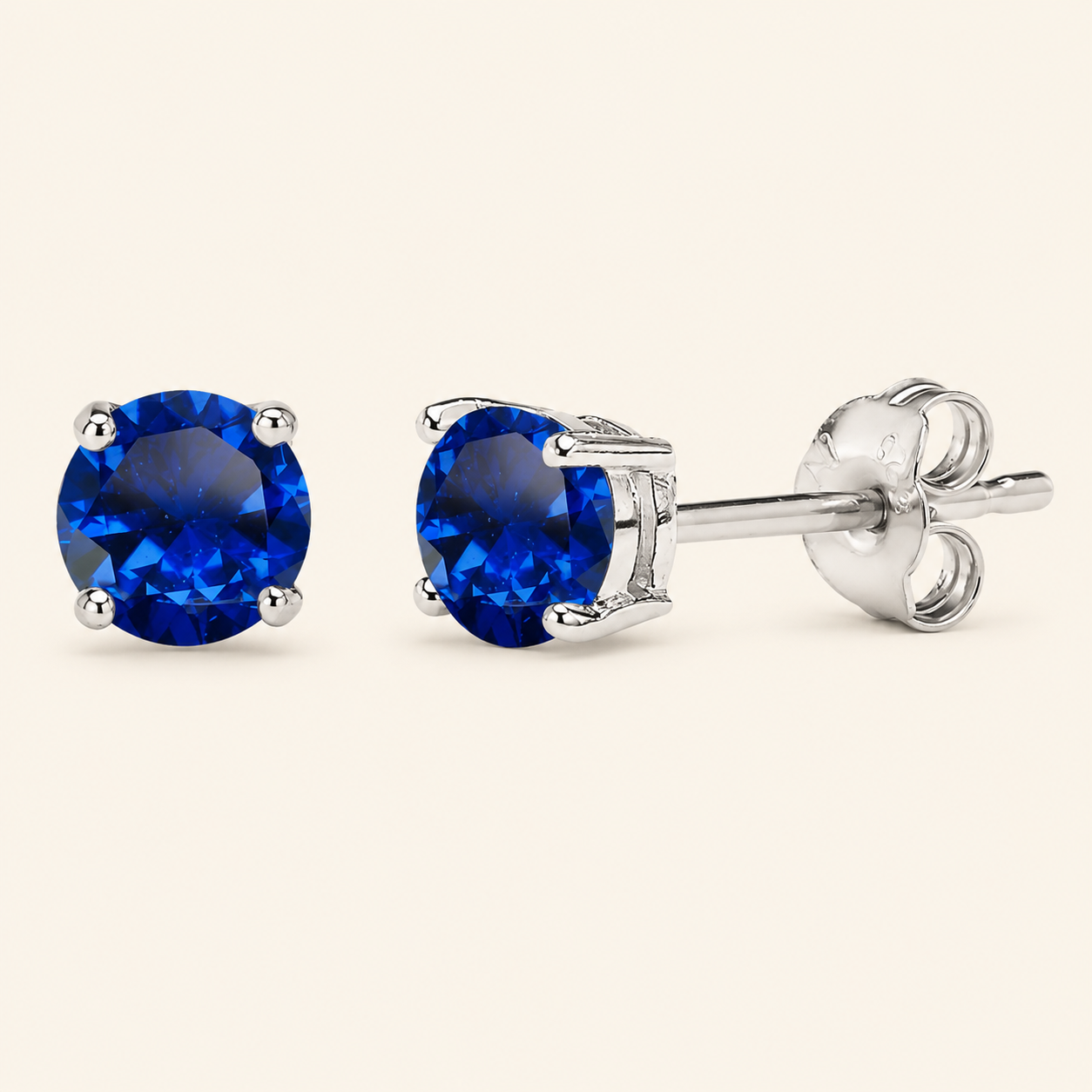 Lorelei White Gold Sapphire Earrings