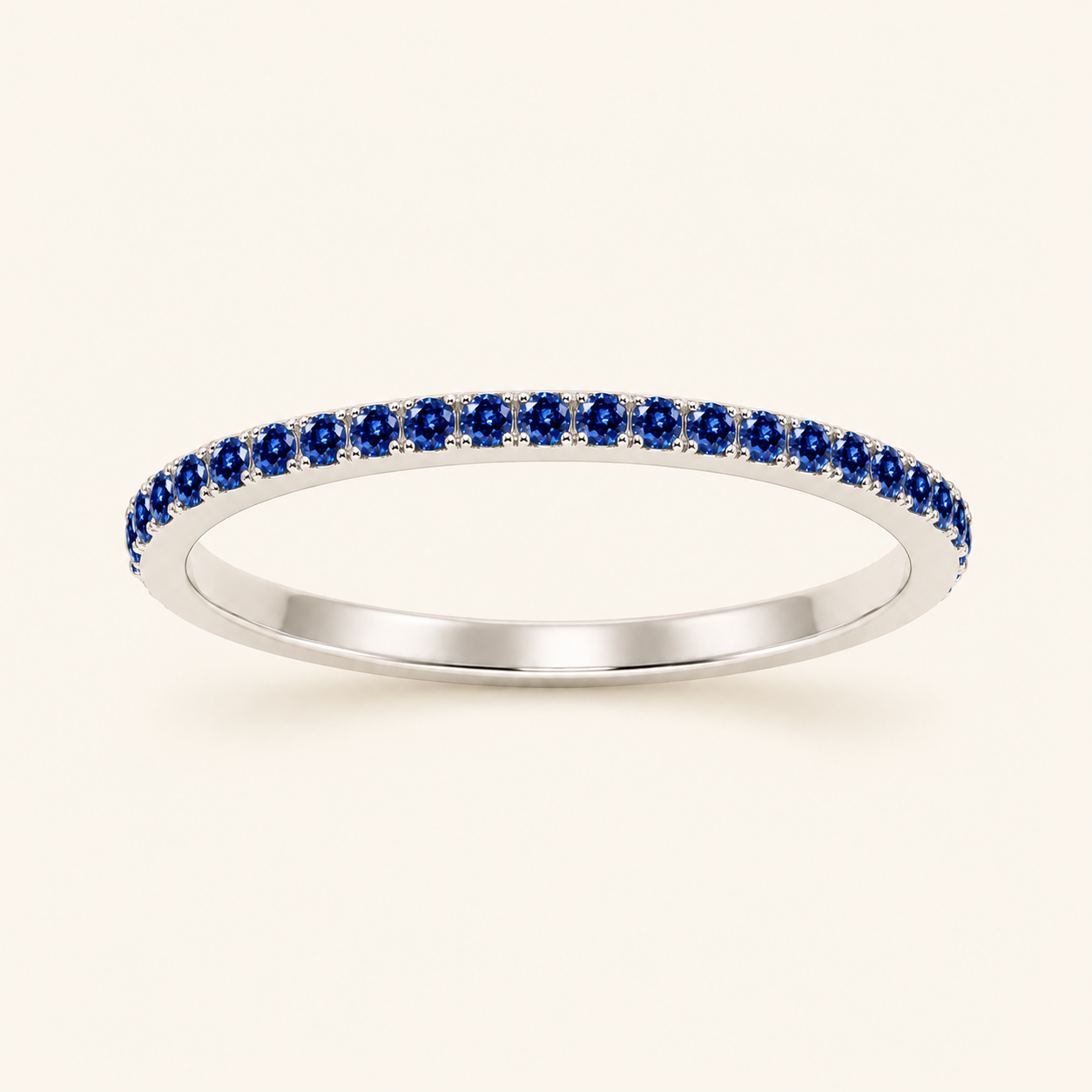 Soraya White Gold Sapphire Ring