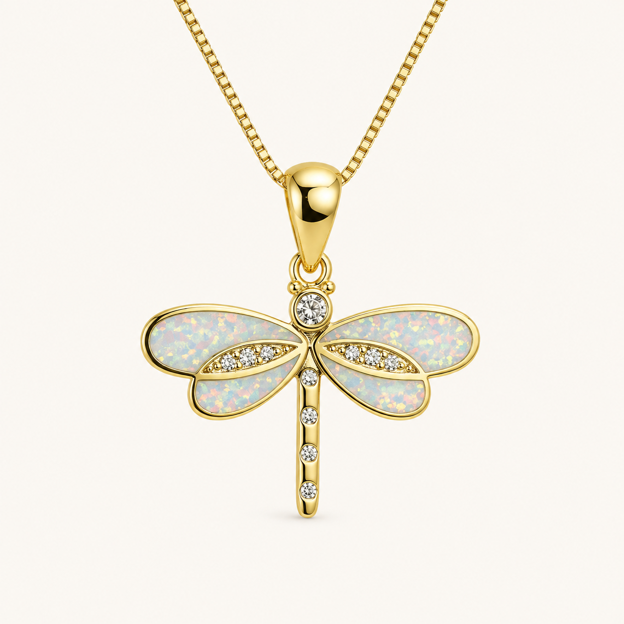 Ailsa Gold Dragonfly Necklace