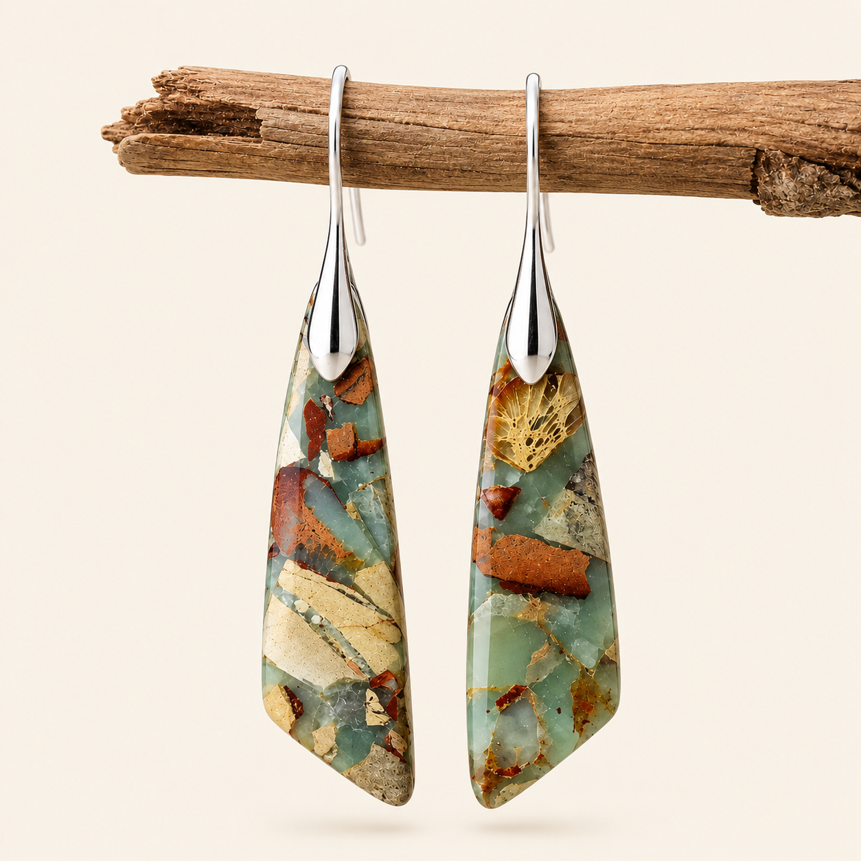 Candela White Gold Earrings