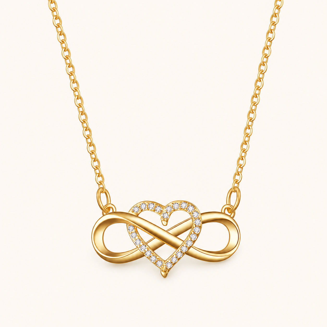 Apolline Gold Infinity Necklace