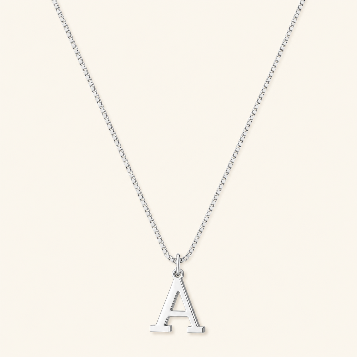 Love Letter White Gold Necklace