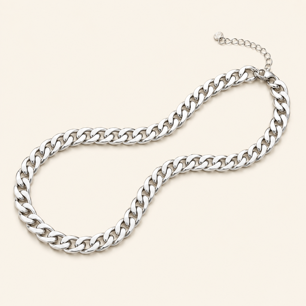 Cuban White Gold Necklace