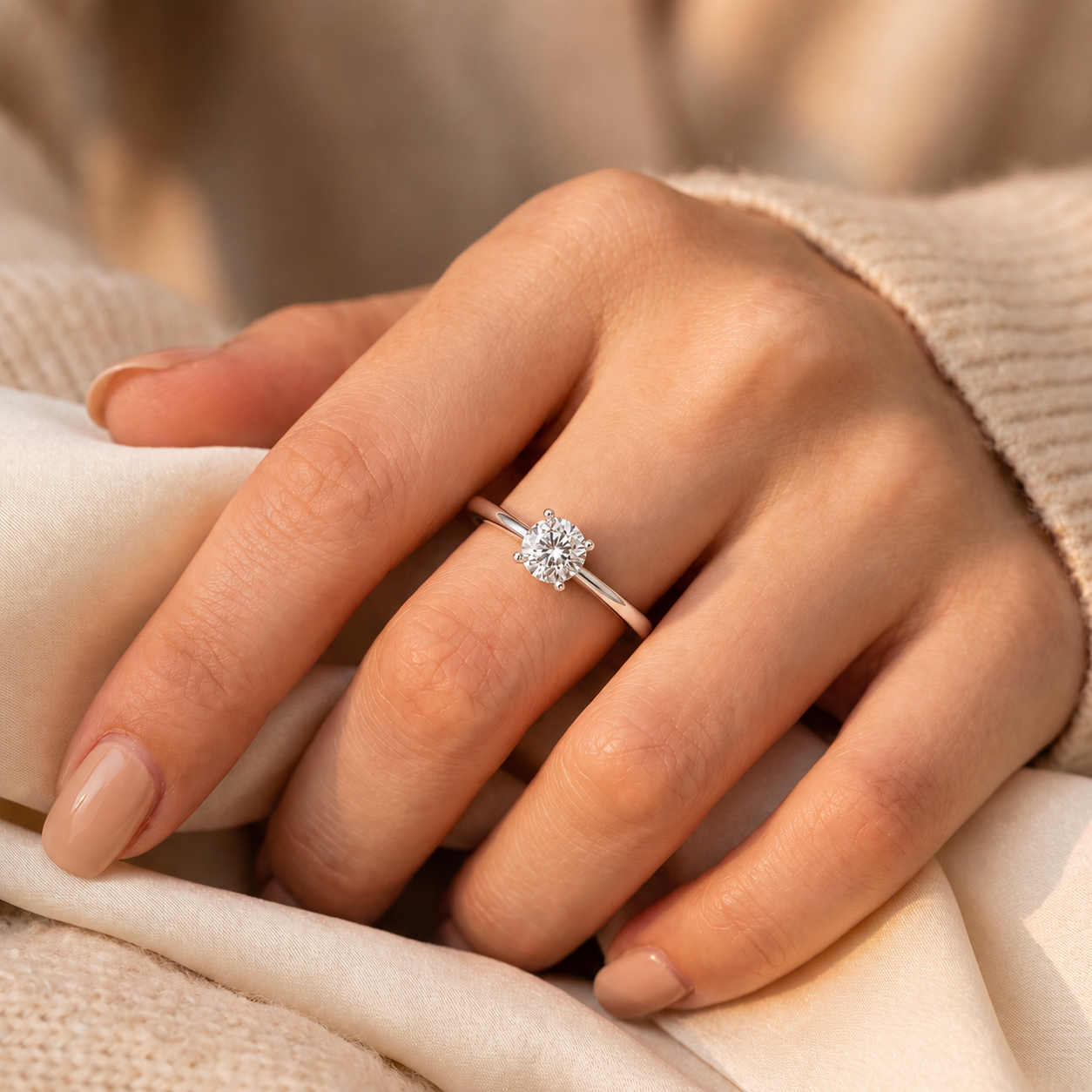 Savaya White Gold Ring
