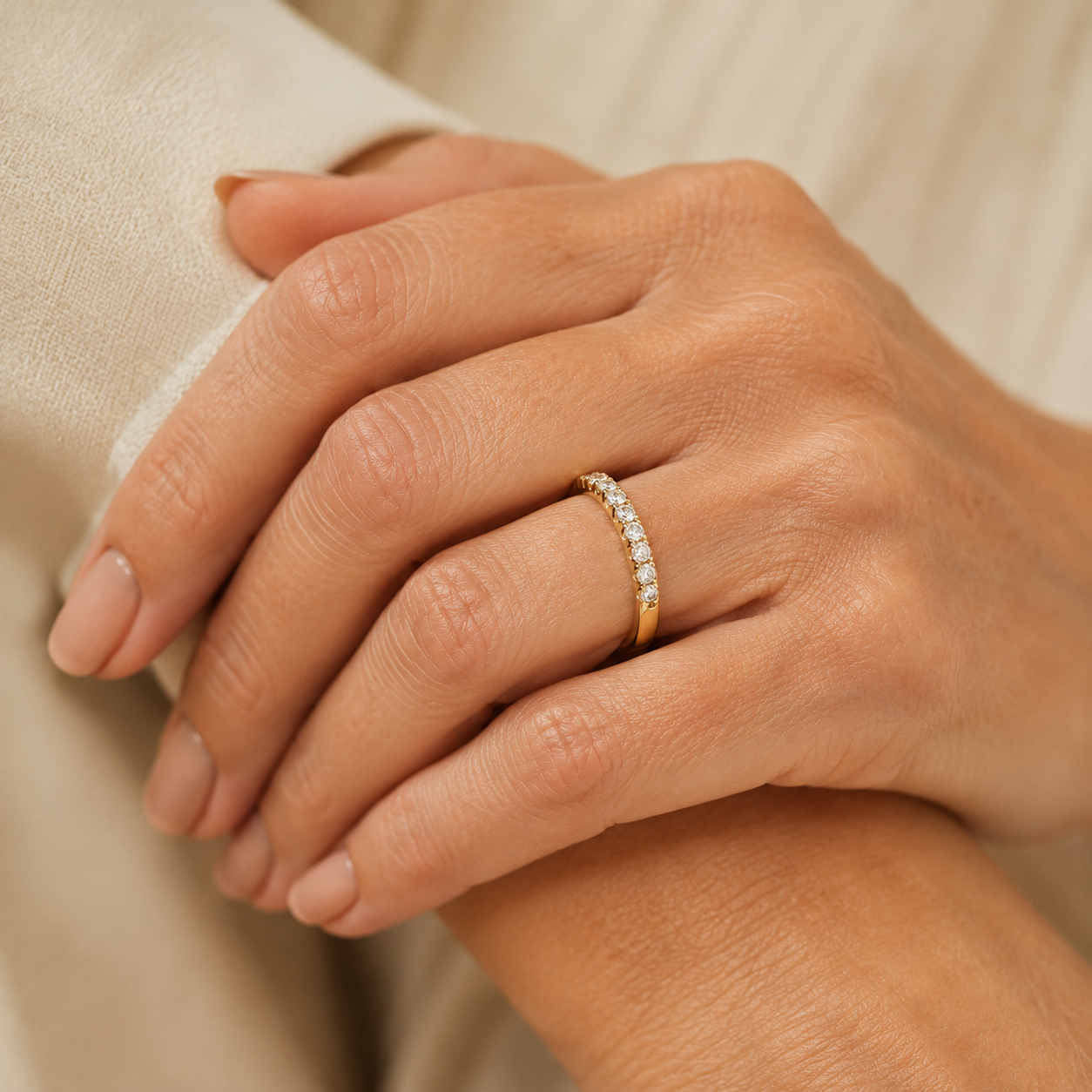 Maia Gold Band Ring