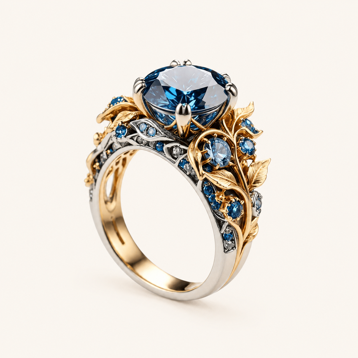 Serafina Gold Sapphire Ring
