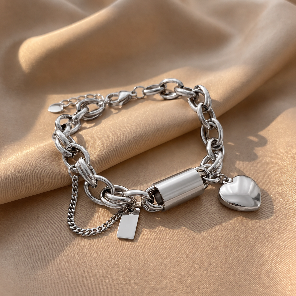 Nova White Gold Bracelet