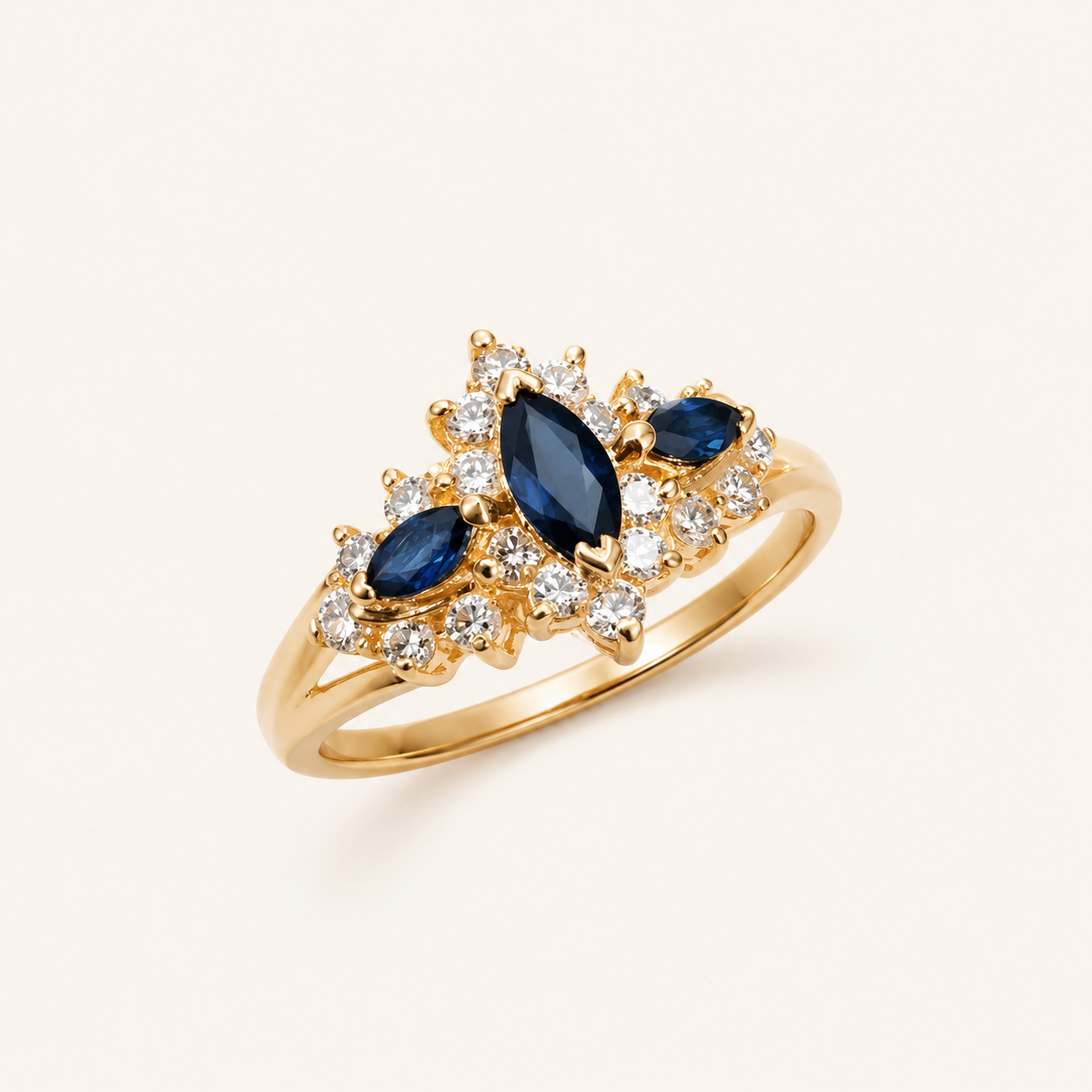 Giorgia Gold Sapphire Ring