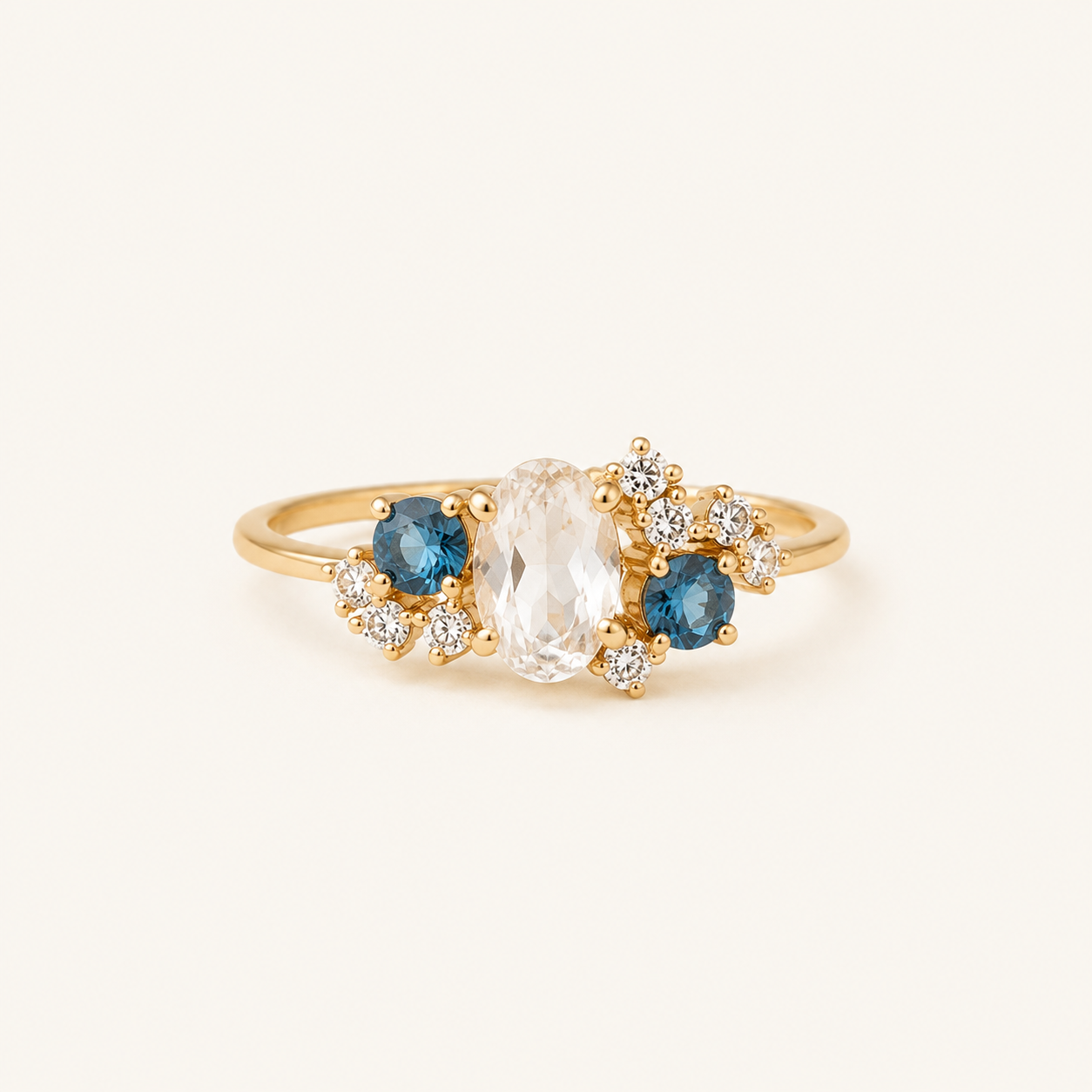 Lucrezia Gold Sapphire Ring