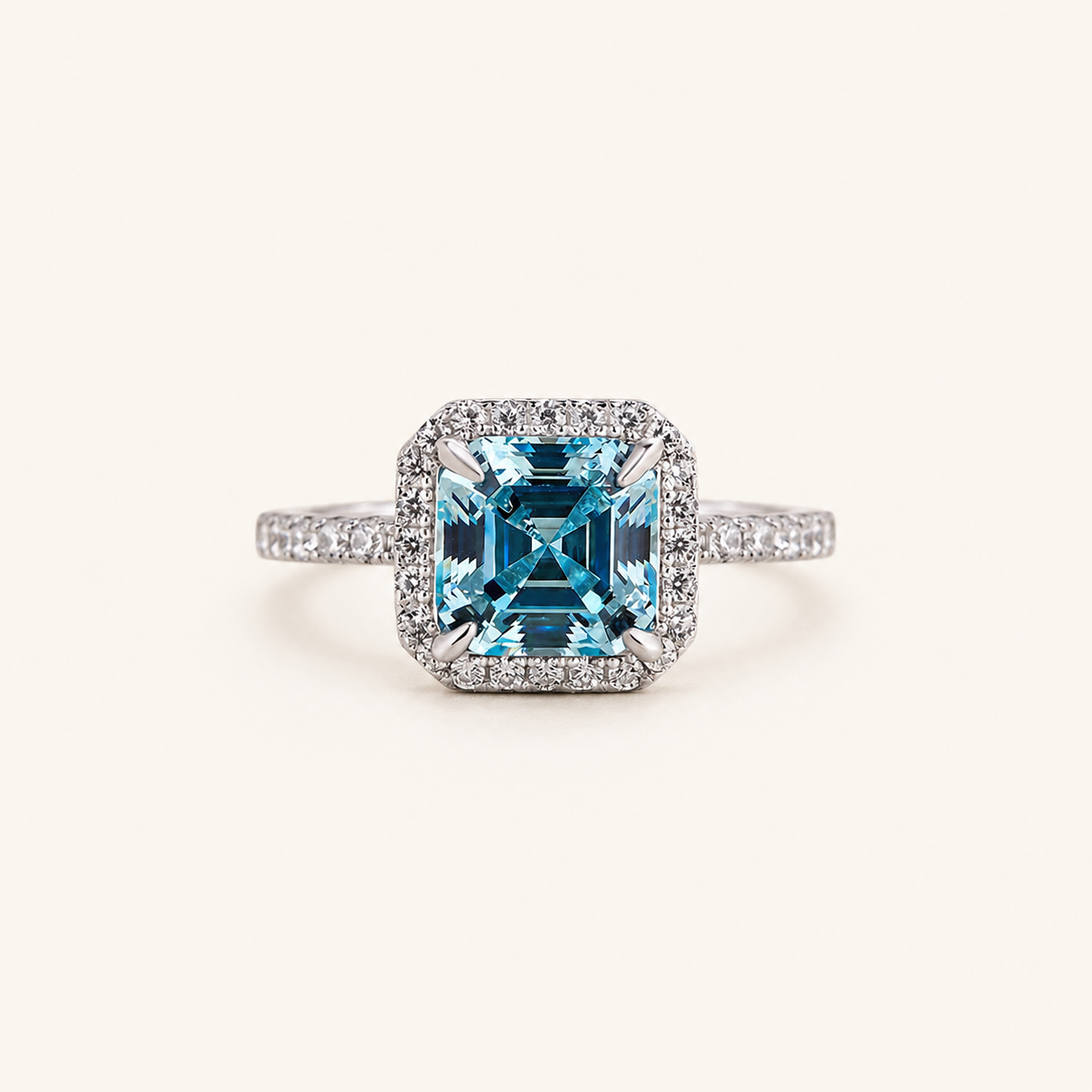 Margherita White Gold Sapphire Ring