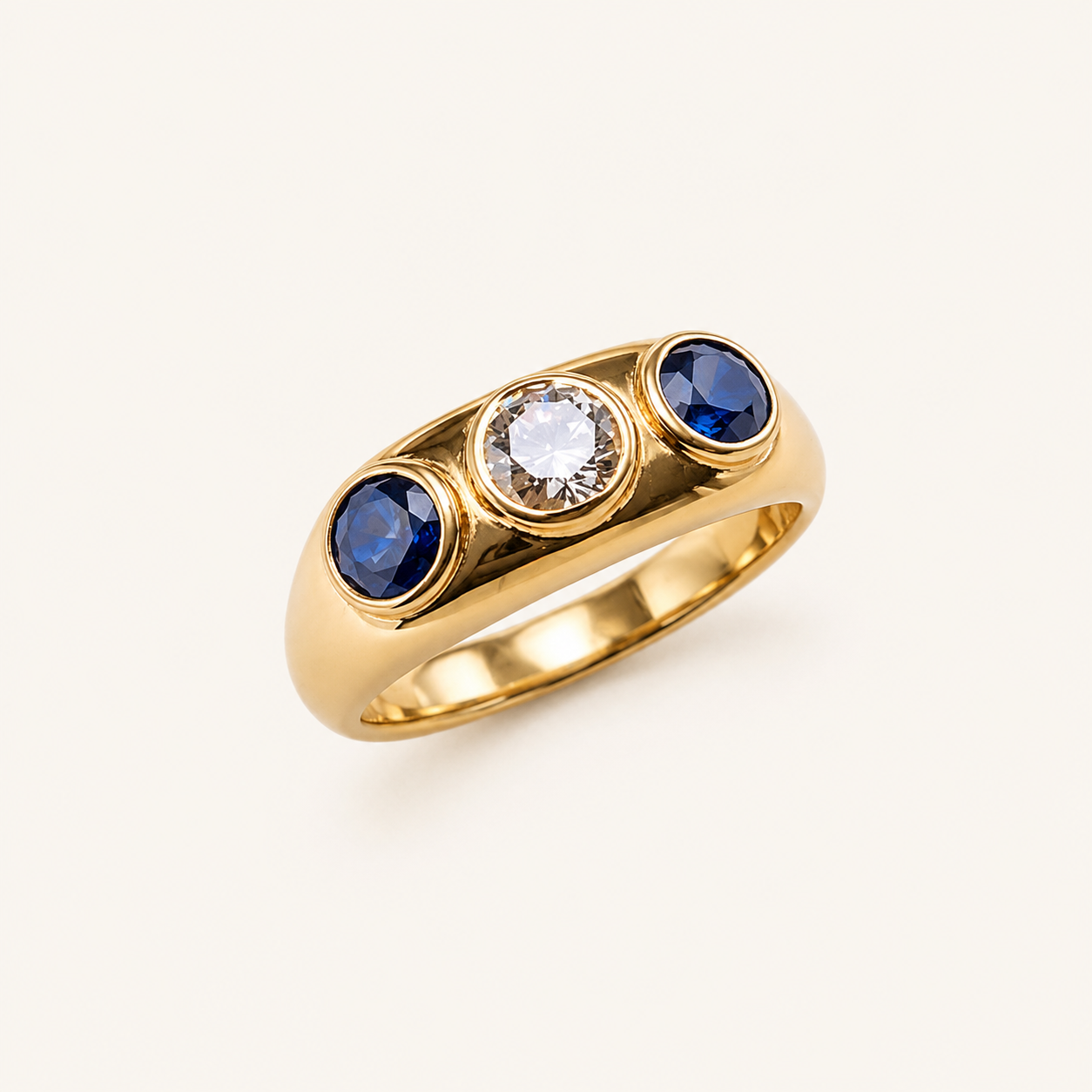Caterina Gold Sapphire Ring