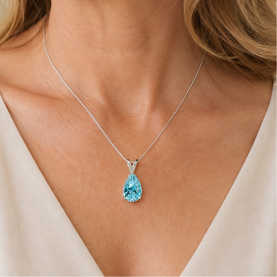 Tabitha White Gold Necklace