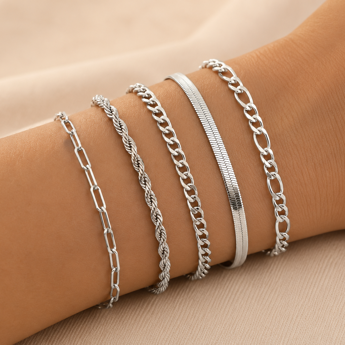Ellis Gold Bracelet Set