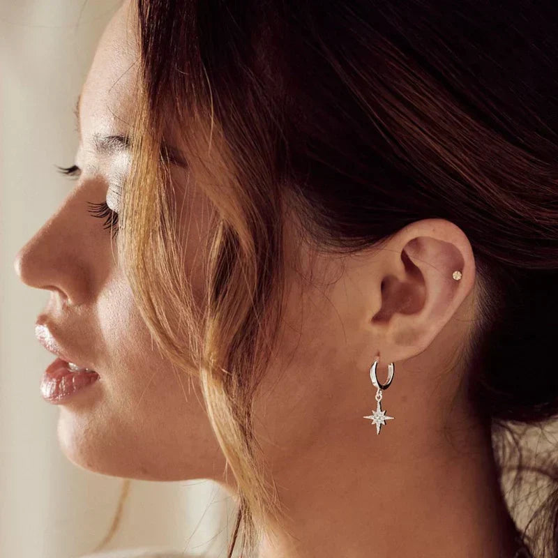 Matilda White Gold Earrings