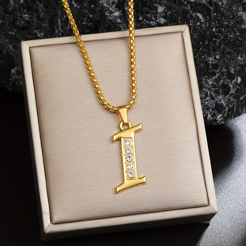 Corinne Gold Initial Necklace