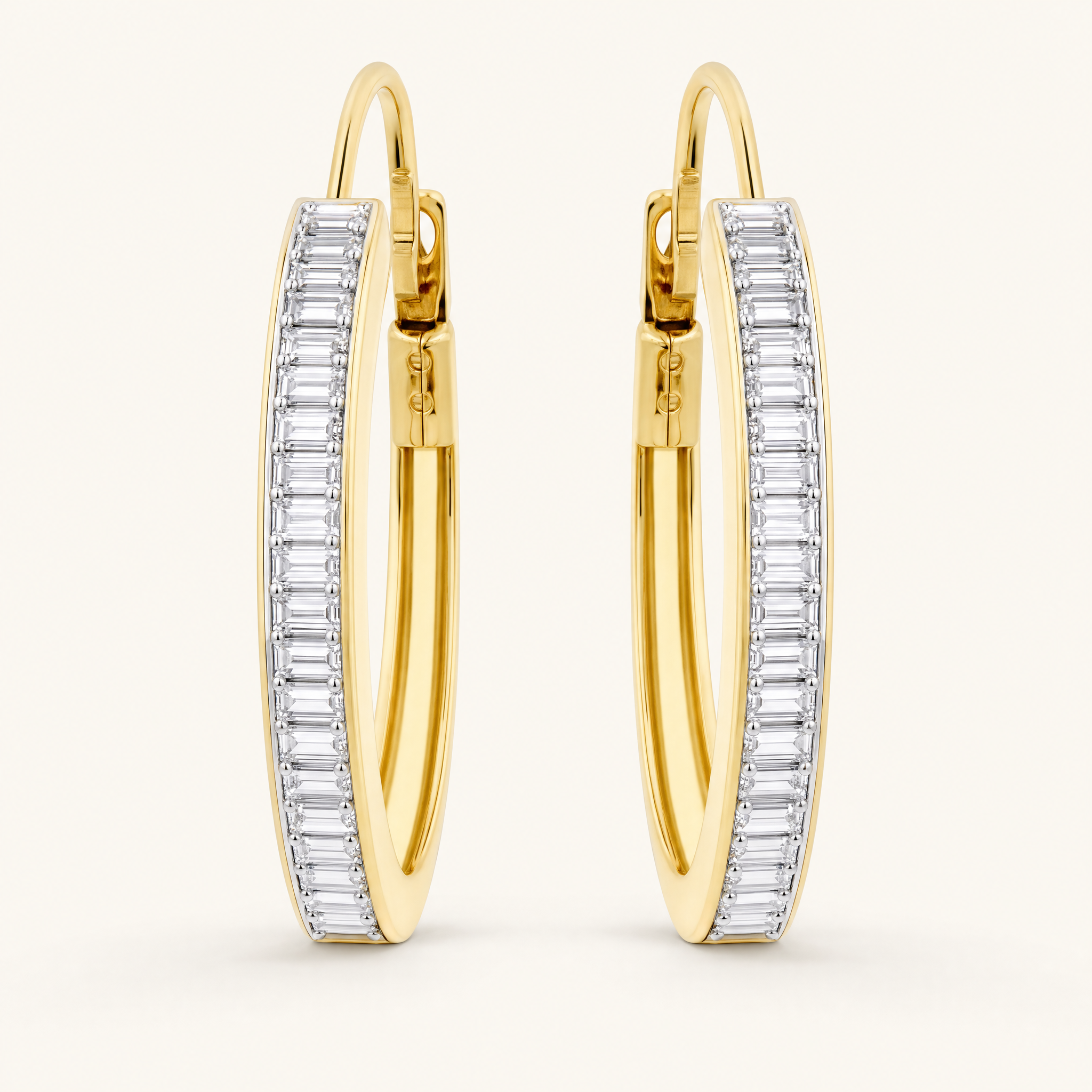 Alessia Gold Hoop Earrings