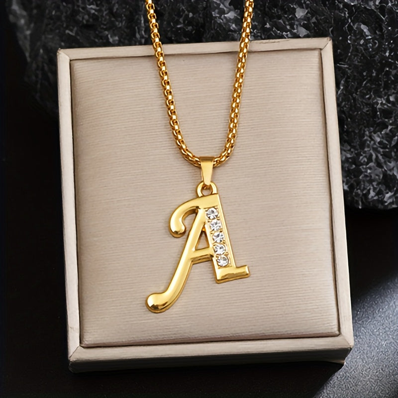 Corinne Gold Initial Necklace