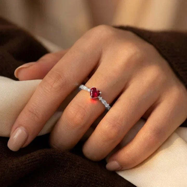 Rosalind White Gold Ruby Ring