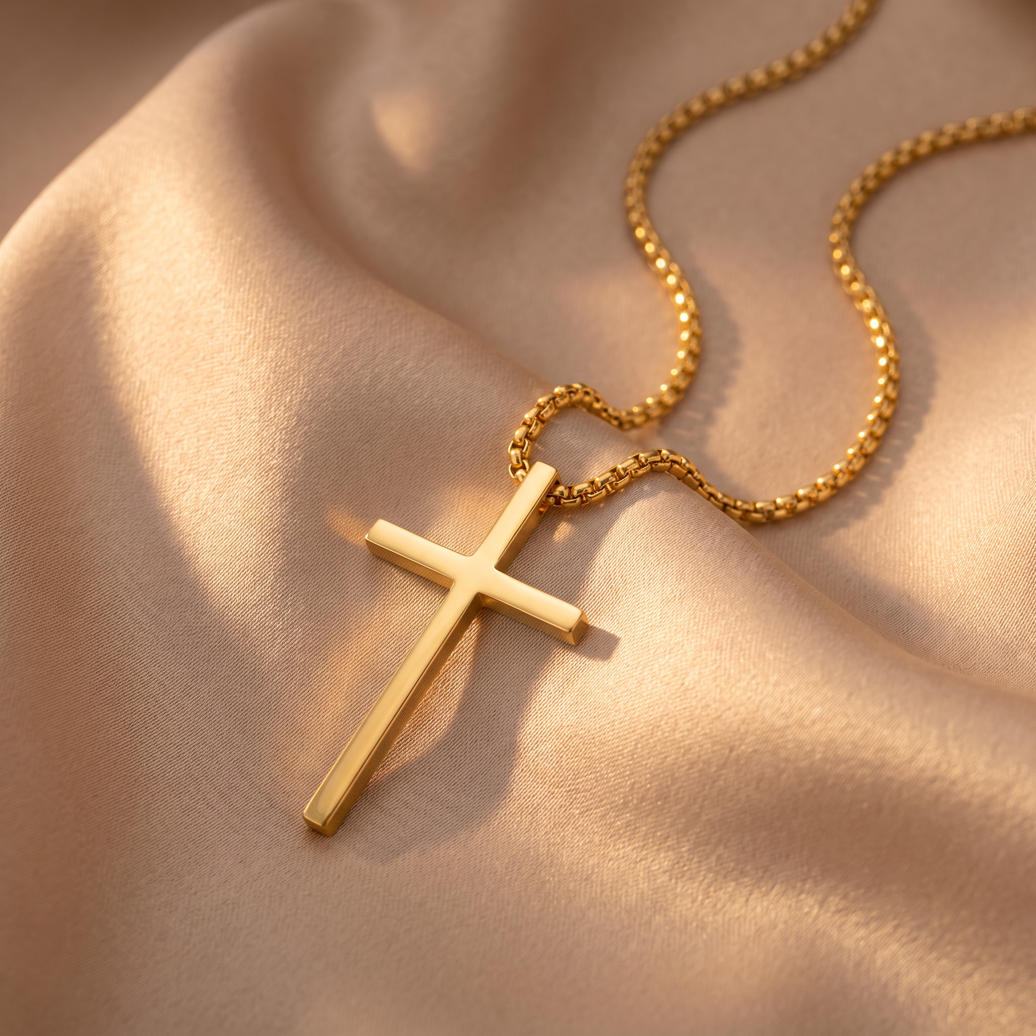 Faith Gold Cross Necklace