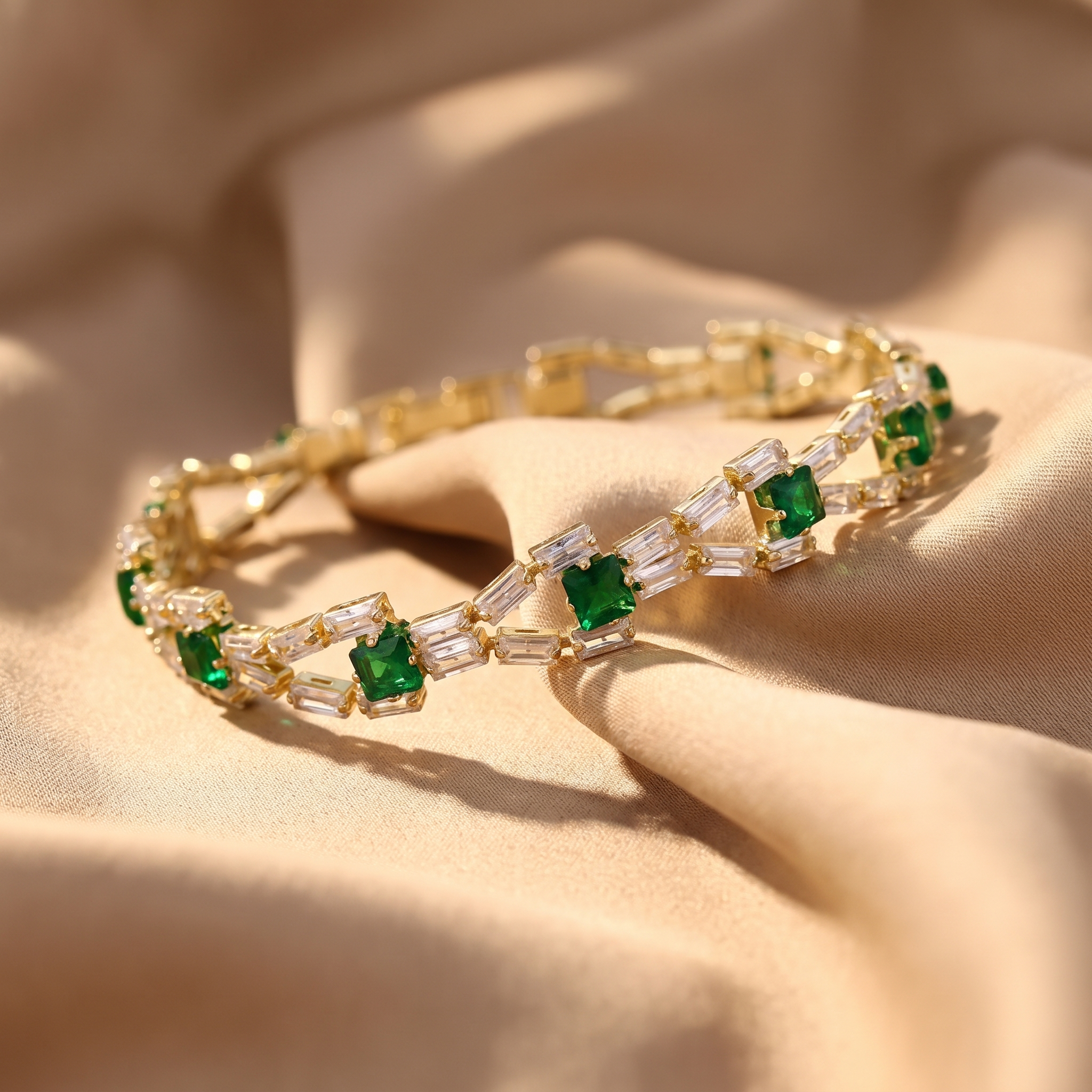Faye Gold Tennis Bracelet