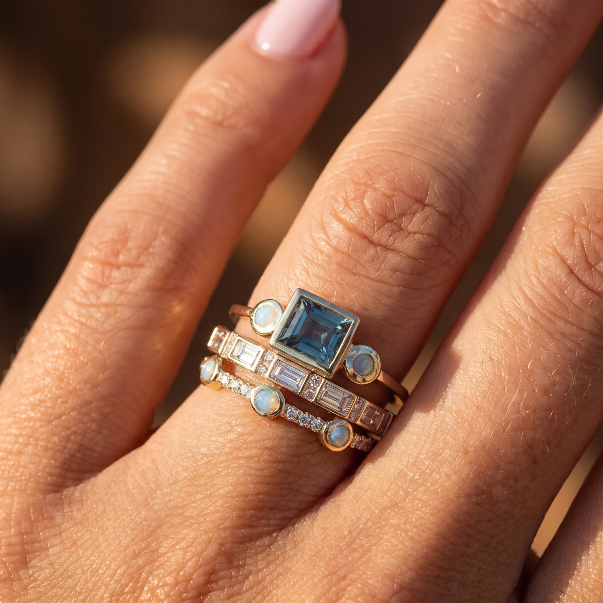 Jolene Gold Ring Set
