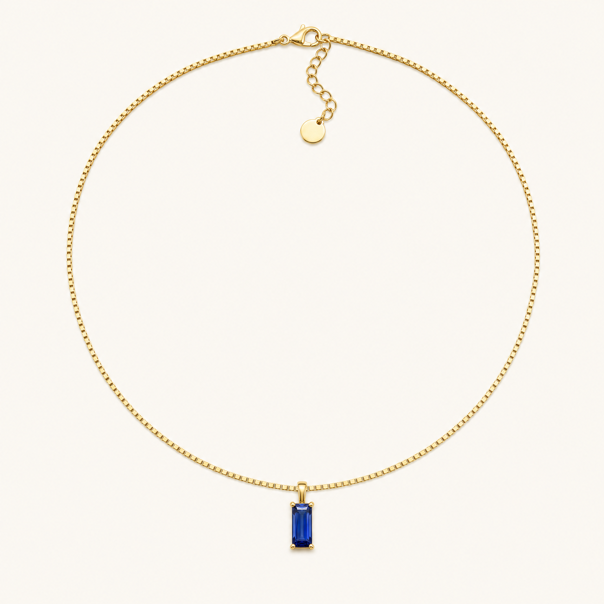 Oriana Sapphire Pendant Necklace
