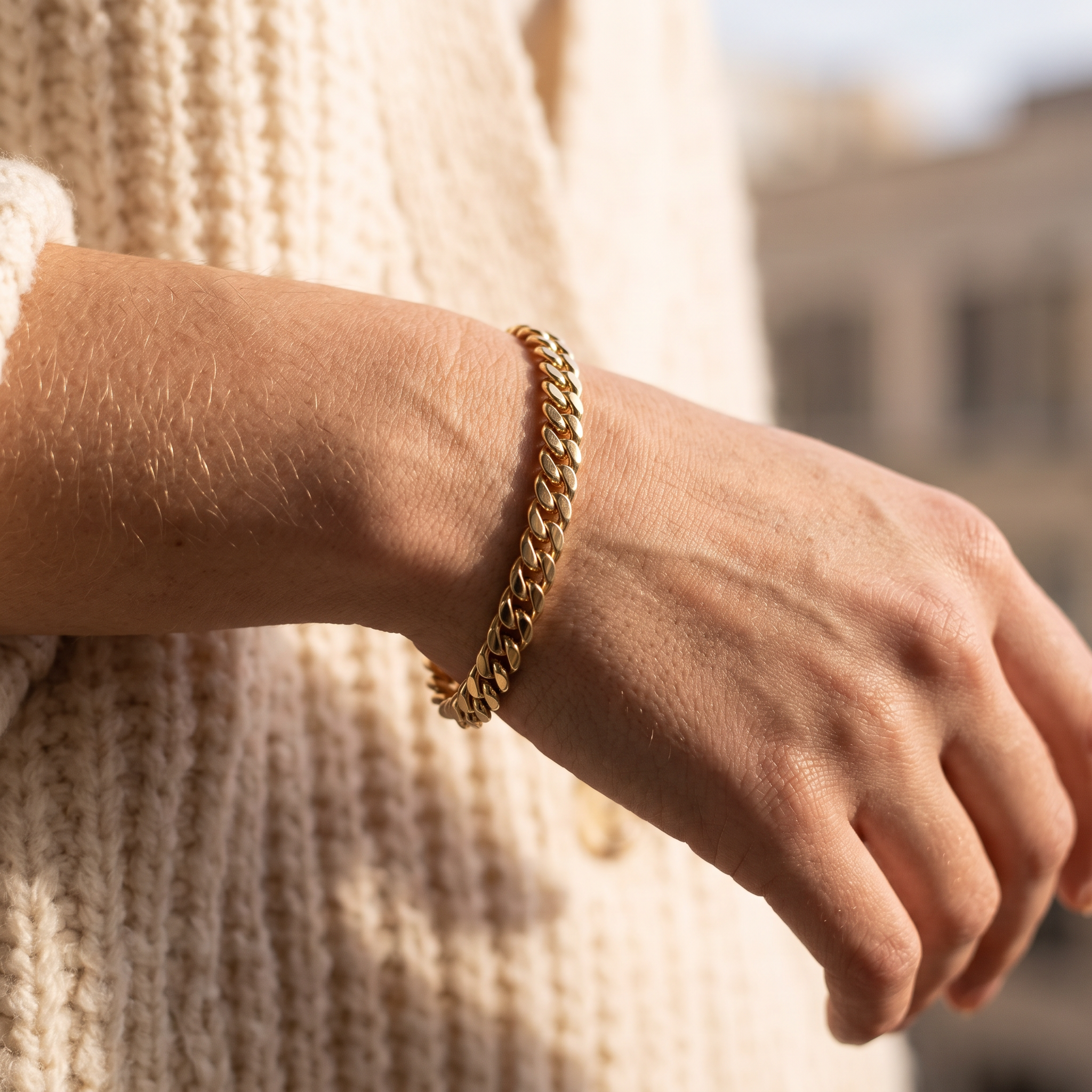 Odessa Gold Cuban Bracelet