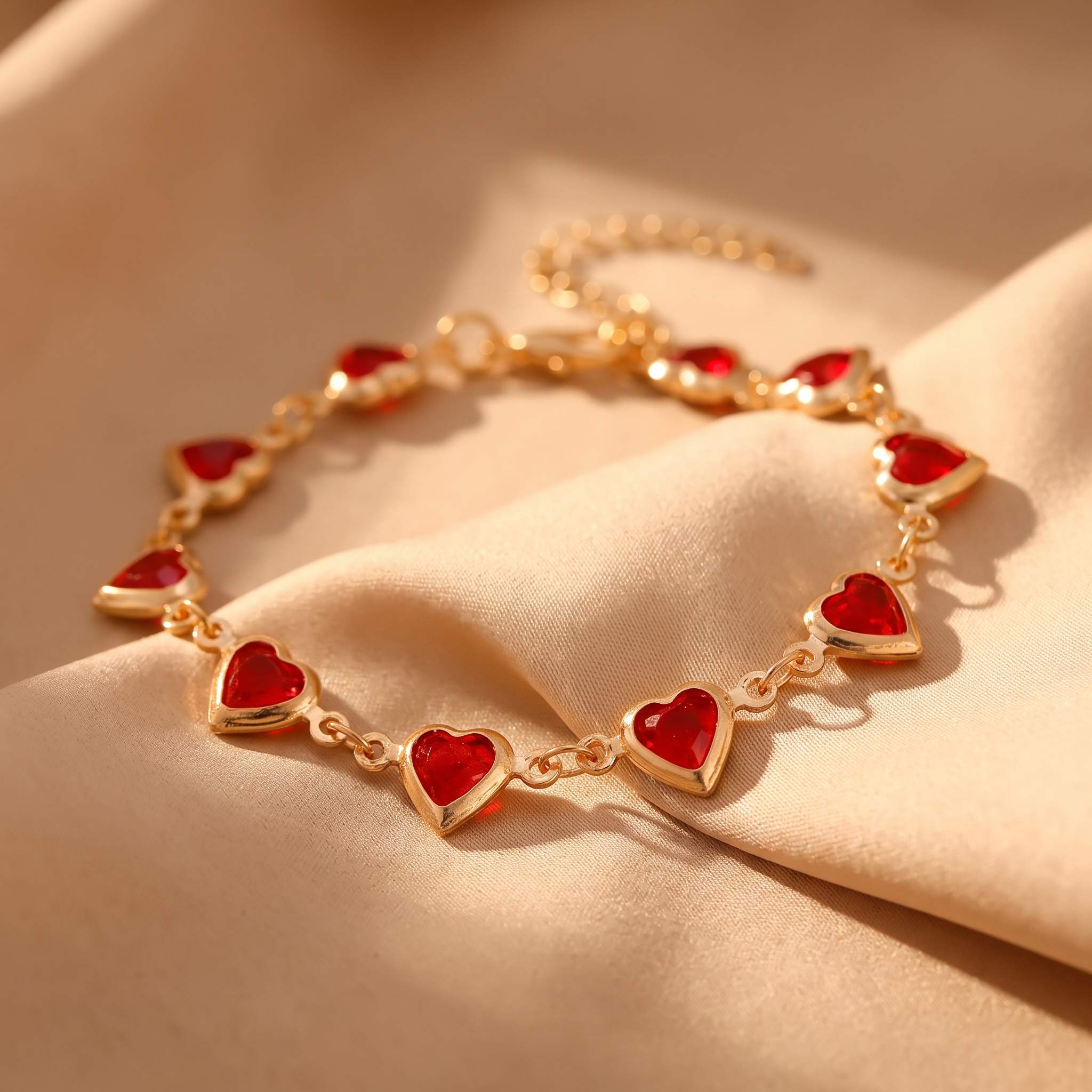 Ramona Gold Ruby Bracelet